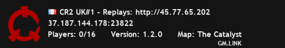 CR2 UK#1 - Replays: http://45.77.65.202