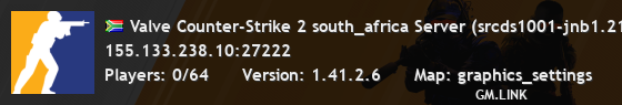 Valve Counter-Strike 2 south_africa Server (srcds1001-jnb1.213.