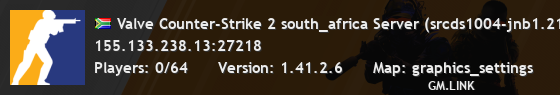 Valve Counter-Strike 2 south_africa Server (srcds1004-jnb1.213.