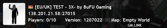 [EU/UK] TEST - 3X- by BuFU Gaming