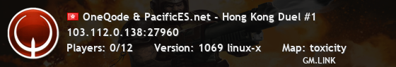 OneQode & PacificES.net - Hong Kong Duel #1