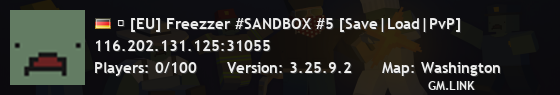  [EU] Freezzer #SANDBOX #5 [Save|Load|PvP]