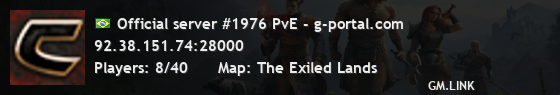 Official server #1976 PvE - g-portal.com