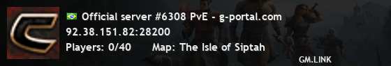 Official server #6308 PvE - g-portal.com