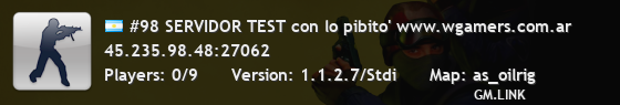 #98 SERVIDOR TEST con lo pibito' www.wgamers.com.ar