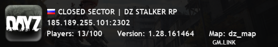CLOSED SECTOR | DZ STALKER RP