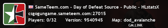 SameTeem.com - Day of Defeat Source - Public - HLstatsX