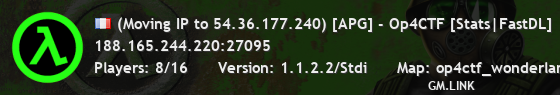 (Moving IP to 54.36.177.240) [APG] - Op4CTF [Stats|FastDL]