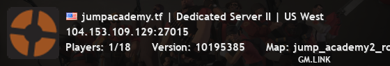 jumpacademy.tf | Dedicated Server II | US West