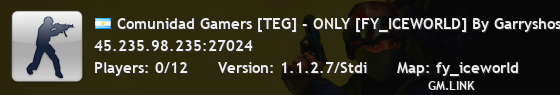 Comunidad Gamers [TEG] - ONLY [FY_ICEWORLD] By Garryshost