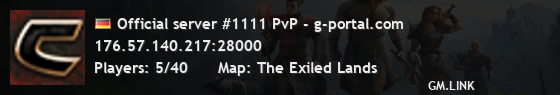 Official server #1111 PvP - g-portal.com