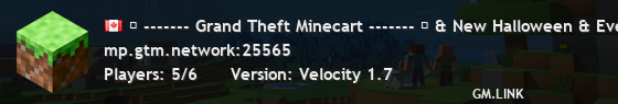 ⛏ ------- Grand Theft Minecart ------- ⛏ & New Halloween & Event & Map Changes &