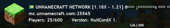 UNNAMECRAFT NETWORK [1.18X - 1.21] 🟆 ¡ᴠᴏʟᴠɪᴍᴏs ᴄᴏɴ ᴛᴏᴅᴏ! ¡ɴᴜᴇᴠᴏ ᴍᴏᴅᴀʟɪᴅᴀᴅ sᴜʀᴠɪᴠᴀʟ! 🟆