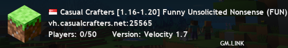 Casual Crafters [1.16-1.20] Funny Unsolicited Nonsense (FUN)