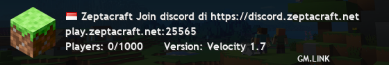 Zeptacraft Join discord di https://discord.zeptacraft.net
