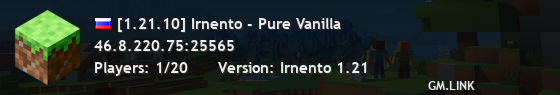 [1.21.10] Irnento - Pure Vanilla