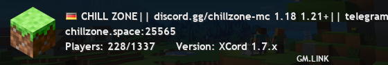 CHILL ZONE|| discord.gg/chillzone-mc 1.18 1.21+|| telegram.me/chillzoneMC -