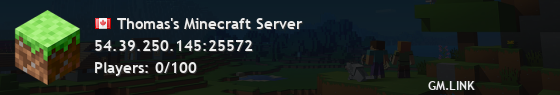 Thomas's Minecraft Server
