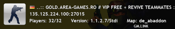 ..:: GOLD.AREA-GAMES.RO # VIP FREE + REVIVE TEAMMATES ::..