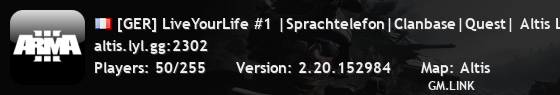 [GER] LiveYourLife #1 |Sprachtelefon|Clanbase|Quest| Altis Life