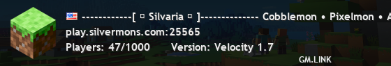 ------------[ ⚝ Silvaria ⚝ ]-------------- Cobblemon • Pixelmon • And More!