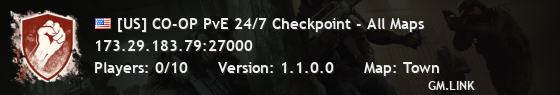 [US] CO-OP PvE 24/7 Checkpoint - All Maps