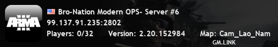 Bro-Nation Modern OPS- Server #6