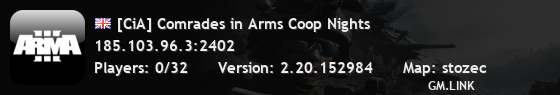 [CiA] Comrades in Arms Coop Nights