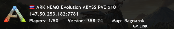 ARK NEMO Evolution ABYSS PVE x10
