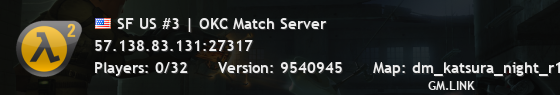 SF US #3 | OKC Match Server