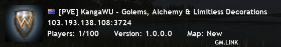[PVE] KangaWU - Golems, Alchemy & Limitless Decorations