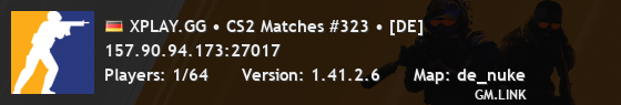 XPLAY.GG • CS2 Matches #323 • [DE]