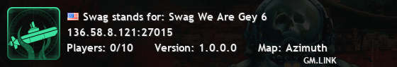 Swag stands for: Swag We Are Gey 6