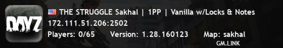 THE STRUGGLE Sakhal | 1PP | Vanilla w/Locks & Notes