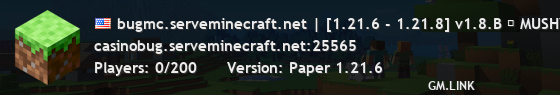 bugmc.serveminecraft.net | [1.21.6 - 1.21.8] v1.8.B ✦ New Quests & Rewards ✦ APPLY NOW