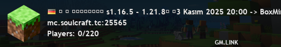 ᴛ ▚ ғᴀʀᴄʟᴜᴏ▞ s1.16.5 - 1.21.8➛ ₪3 Kasım 2025 20:00 -> BoxMining yeni sezon ₪
