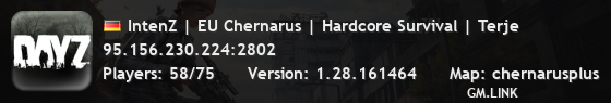 IntenZ | EU Chernarus | Hardcore Survival | Terje