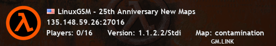LinuxGSM - 25th Anniversary New Maps