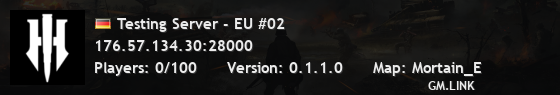 Testing Server - EU #02