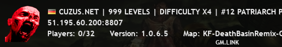 CUZUS.NET | 999 LEVELS | DIFFICULTY X4 | #12 PATRIARCH PARTY
