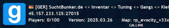 [GER] SuchtBunker.de <> Inventar <> Tuning <> Gangs <> Kleidung
