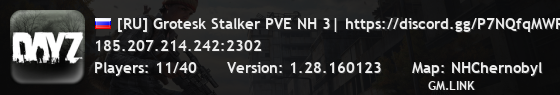 [RU] Grotesk Stalker PVE NH 3| https://discord.gg/P7NQfqMWRq