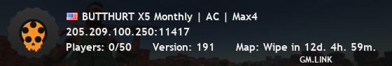 BUTTHURT X5 Monthly | AC | Max4