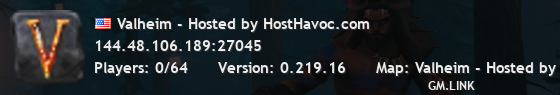 Valheim - Hosted by HostHavoc.com