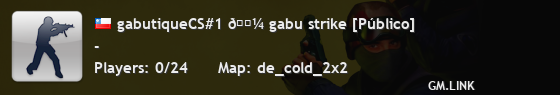 gabutiqueCS#1 😼 gabu strike [Público]