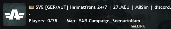 SV5 [GER/AUT] Heimatfront 24/7 | 27.MEU | MilSim | discord.gg/fDYCSW3nWx