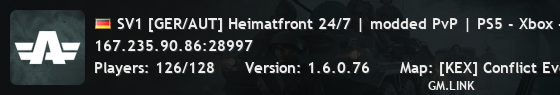 SV1 [GER/AUT] Heimatfront 24/7 | modded PvP | PS5 - Xbox - PC | discord.gg/heimatfront247