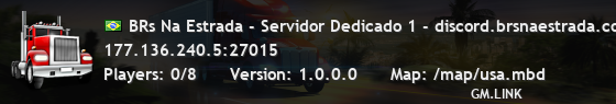 BRs Na Estrada - Servidor Dedicado 1 - discord.brsnaestrada.com