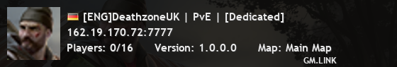 [ENG]DeathzoneUK | PvE | [Dedicated]