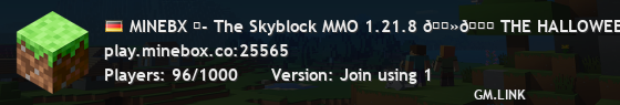 MINEBX ☠- The Skyblock MMO 1.21.8 👻🎃 THE HALLOWEEN EVENT 🎃👻